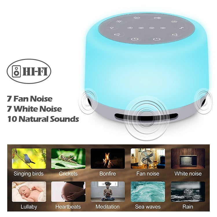Dispozitiv LittleDomi cu sunete naturale, de ventilator și zgomot alb