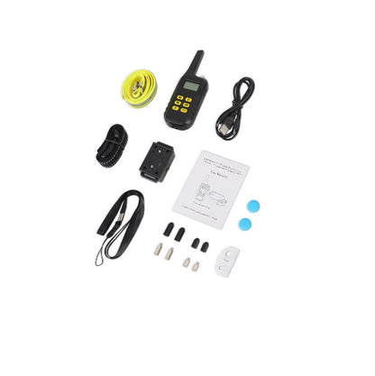 Zgarda Electrica pentru Dresaj Caini, LittleDomi, Functie Antilatrat, Raza Actiune 1000m, Reincarcabila, IP6x - Rezistenta la Apa si Praf, Electrozi Cauciucati, Protectie Piele, Power Saving, Lanterna, Pretabil Vanatoare, Negru — LD-193 fotografie 9