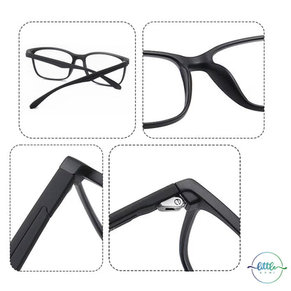 Ochelari Protectie Calculator, Ecran Telefon, Televizor, Gaming, anti Lumina Albastra, Antireflex, fara Dioptrii, cu Toc Pliabil, Test Filtru Lumina Albastra, Negru — LD-203 fotografie 10