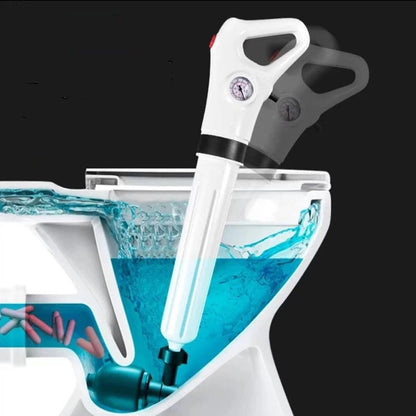 Pompa cu Aer Comprimat pentru Desfundat Tevi Infundate de Chiuveta, Cada, Dus, WC, 4 Accesorii, Pompa, Alb — LD-323 fotografie 9