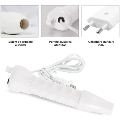 Electroderm, LittleDomi, Tratament cu Neon si Argon pentru Acnee, Riduri, Controlul Petelor, Cearcane, Ten, Par Seboreic, Stimulator Scalp, Infrumusetare, Biostimulare Faciala, Lifting — LD-426 fotografie 4