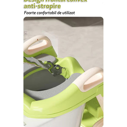 Reductor WC cu două trepte LittleDomi, verde — LD-450 fotografie 18