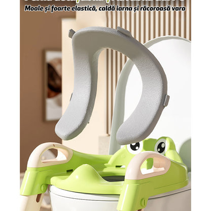 Reductor WC cu două trepte LittleDomi, verde — LD-450 fotografie 19