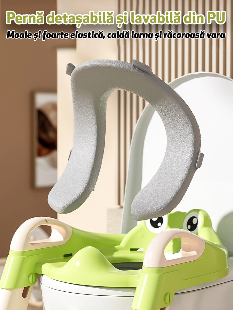 Reductor WC cu două trepte LittleDomi, verde — LD-450 fotografie 9
