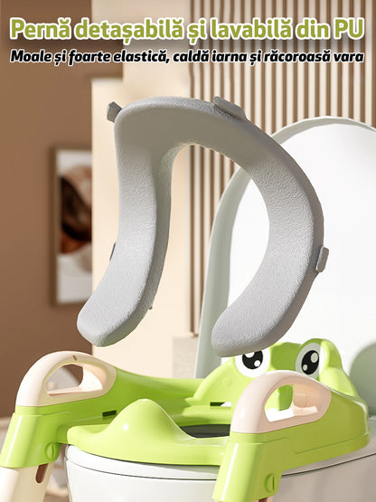 Reductor WC cu două trepte LittleDomi, verde — LD-450 fotografie 9