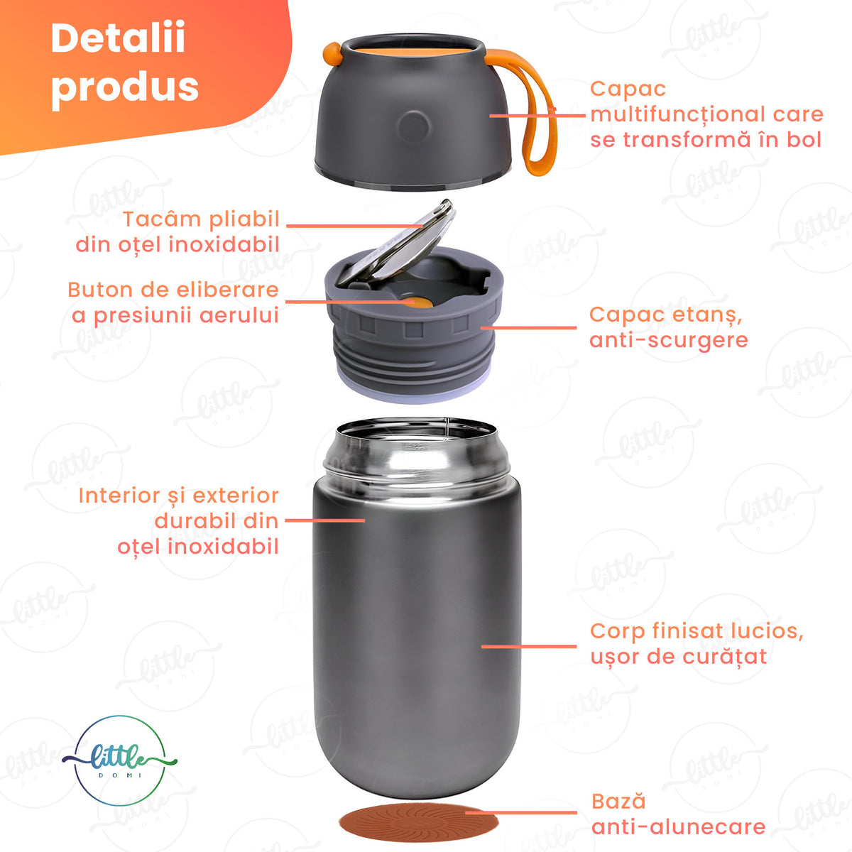 Termos alimentar LittleDomi LD-490 — fotografia 4