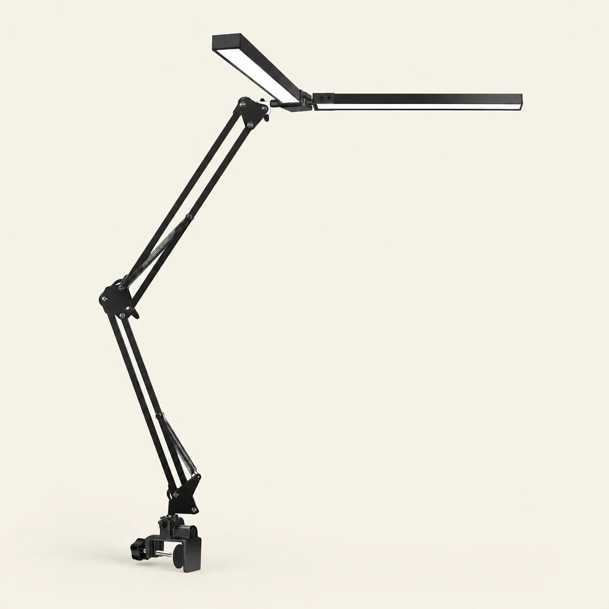 Lampă LED LittleDomi cu două capete și braț reglabil, negru — LD-422