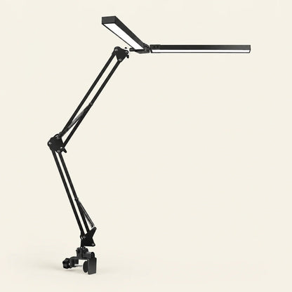 Lampă LED LittleDomi cu două capete și braț reglabil, negru — LD-422