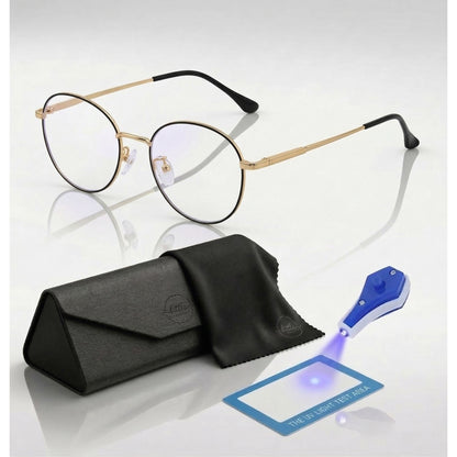 Ochelari Protectie Calculator, Ecran Telefon, Calculator, Televizor, Gaming, anti Lumina Albastra, Antireflex, fara Dioptrii, cu Toc Pliabil, Laveta, 18C3 — LD-263 galerie 1