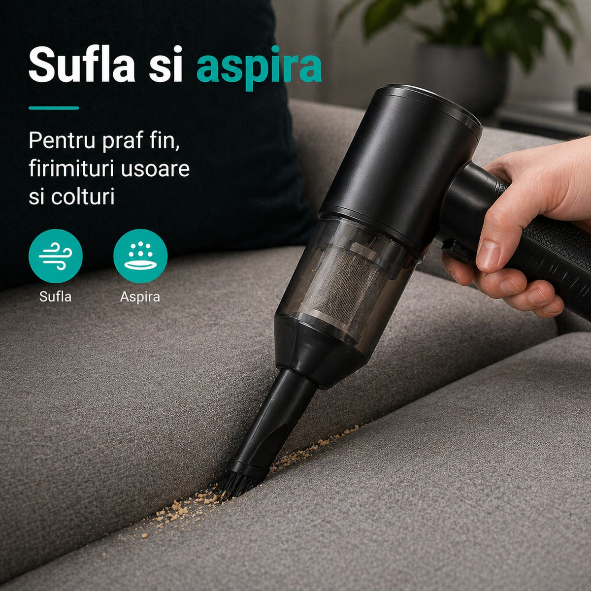 Suflantă de aer și mini aspirator LittleDomi - LD-434 galerie 5