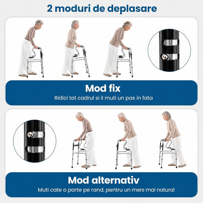 Cadru de mers LittleDomi cu funcție de toaletă, fără roți — LD-503 galerie 8