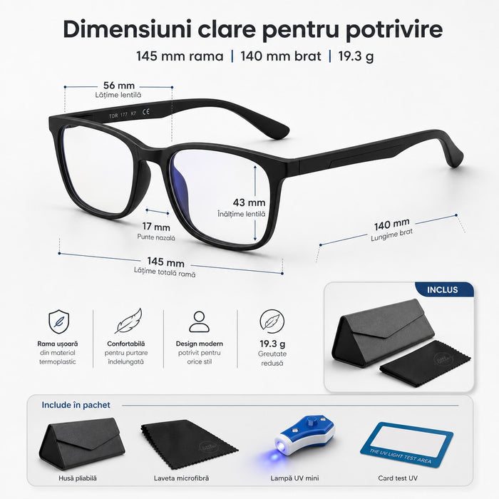 Ochelari fără dioptrii