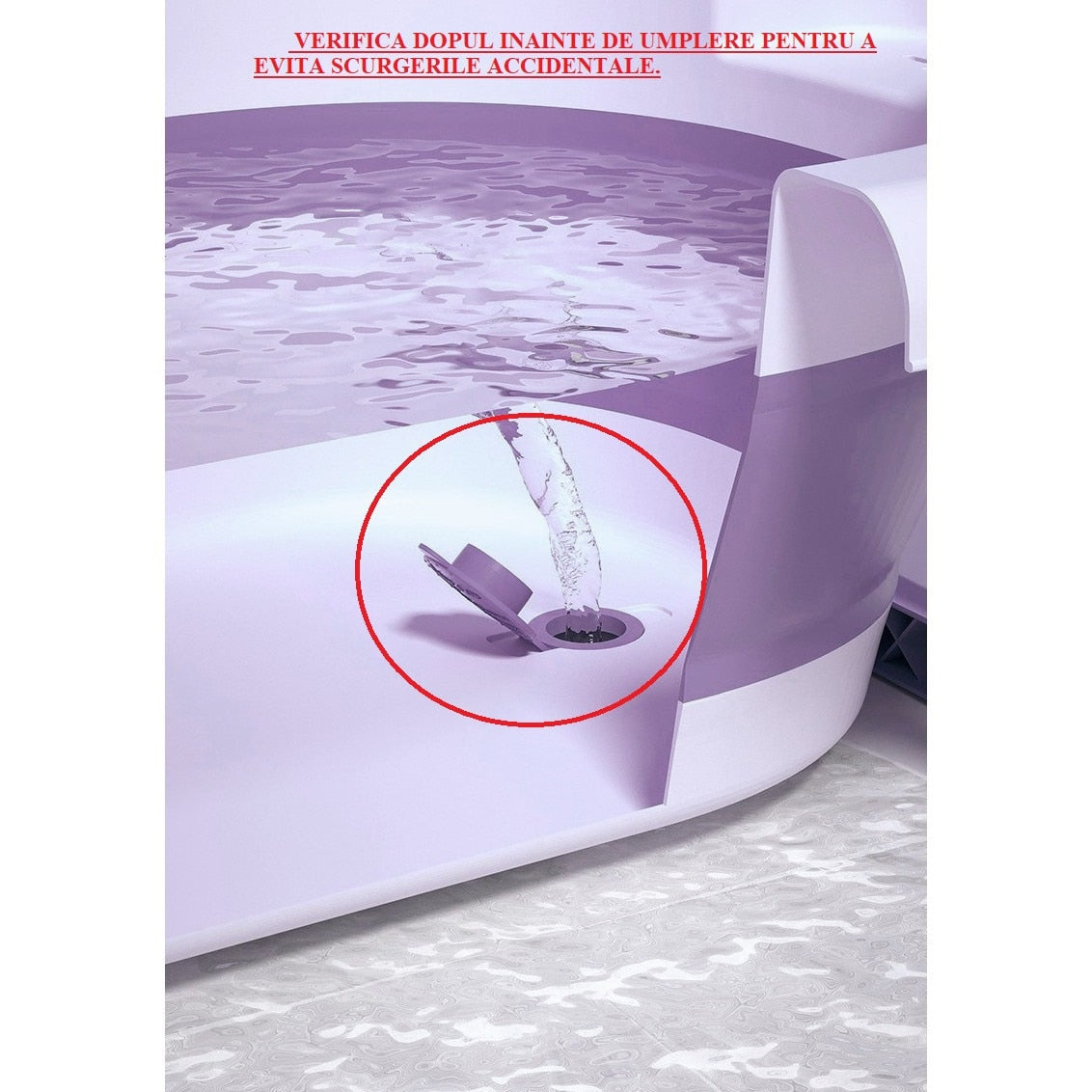 Cadita Pliabila cu Perna de Baie Hipoalergenica pentru Bebelusi LittleDomi®. 0-18 Luni, Termometru Incorporat, Suport pentru Cap de Dus si Sapun, Dop Scurgere, Cana pentru Clatire Tip Jucarie, Picioare Antiderapante, Gaura Agatare, Roz Movuliu — LD-448 galerie 16