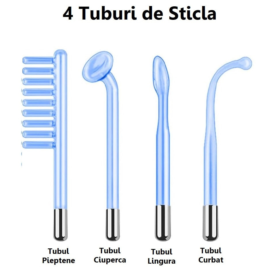 Electroderm, LittleDomi, Tratament cu Neon si Argon pentru Acnee, Riduri, Controlul Petelor, Cearcane, Ten, Par Seboreic, Stimulator Scalp, Infrumusetare, Biostimulare Faciala, Lifting — LD-426 galerie 6