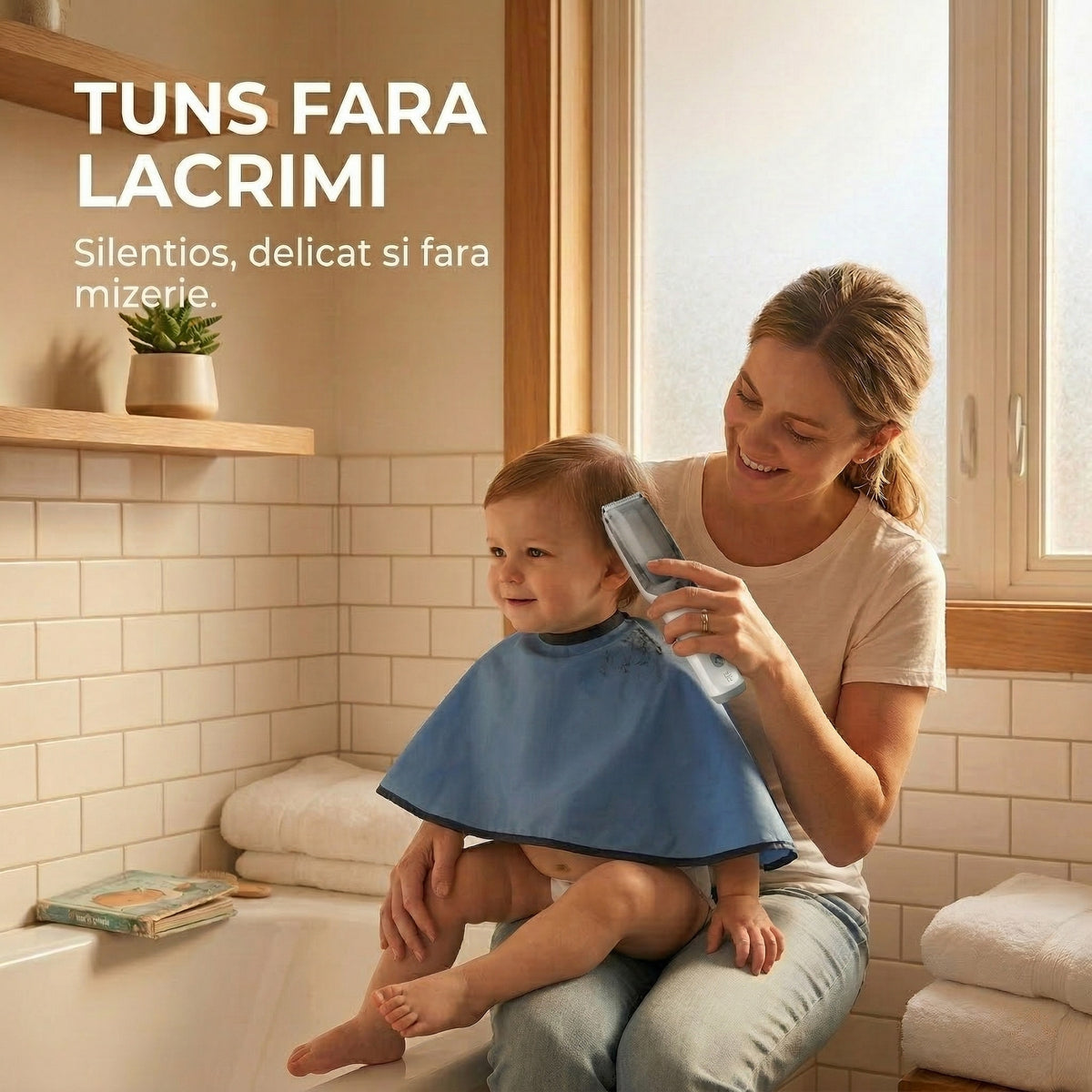 Aparat de tuns copii LittleDomi cu aspirarea părului — LD-494 galerie 2