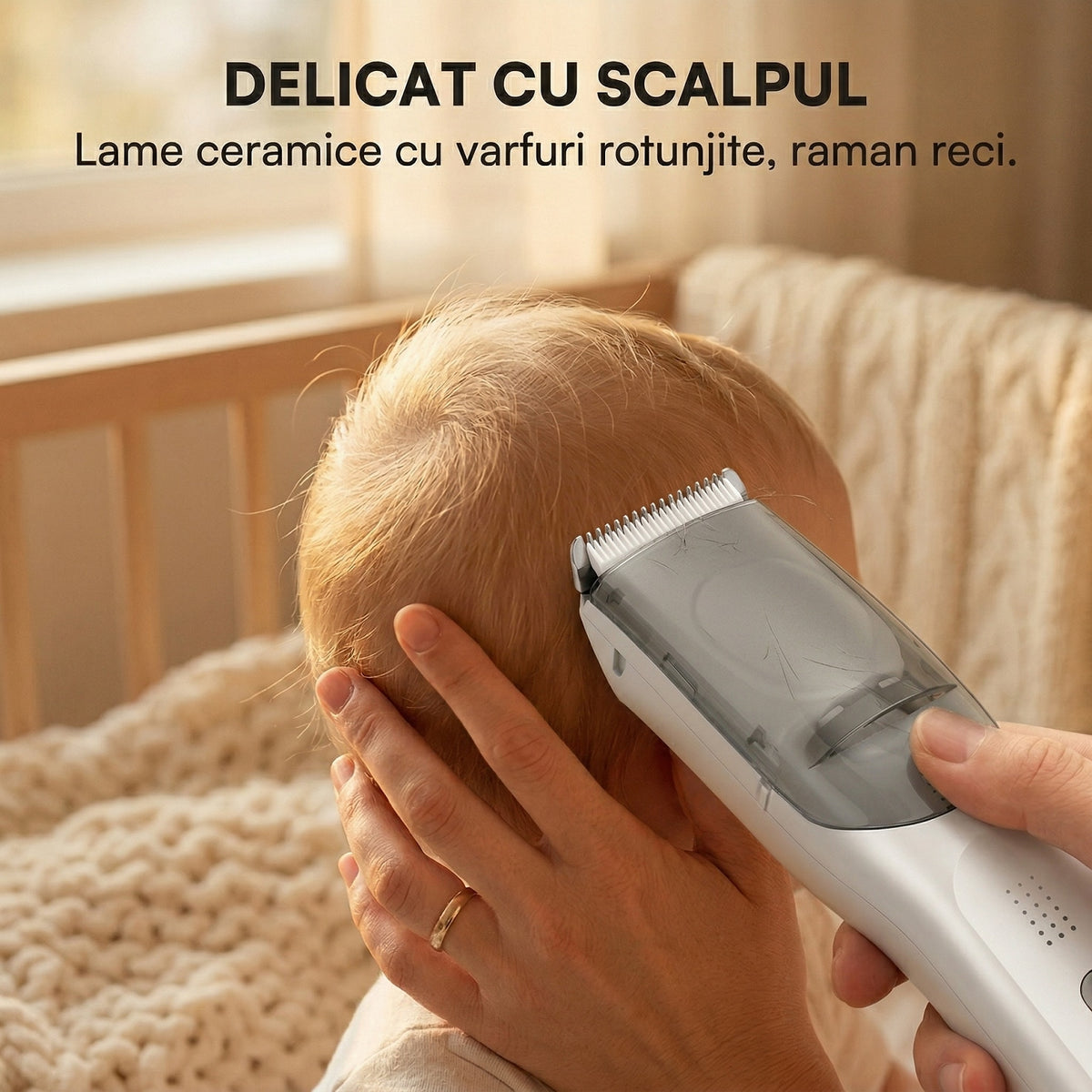 Aparat de tuns copii LittleDomi cu aspirarea părului — LD-494 galerie 3