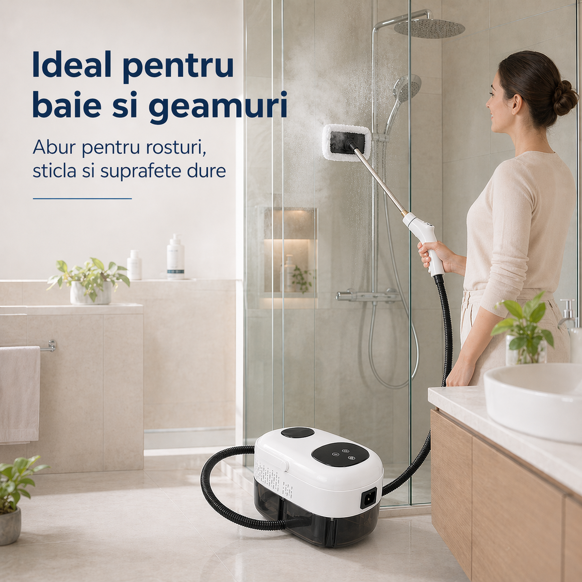 LittleDomi LD-463 alb — Curățare în baie