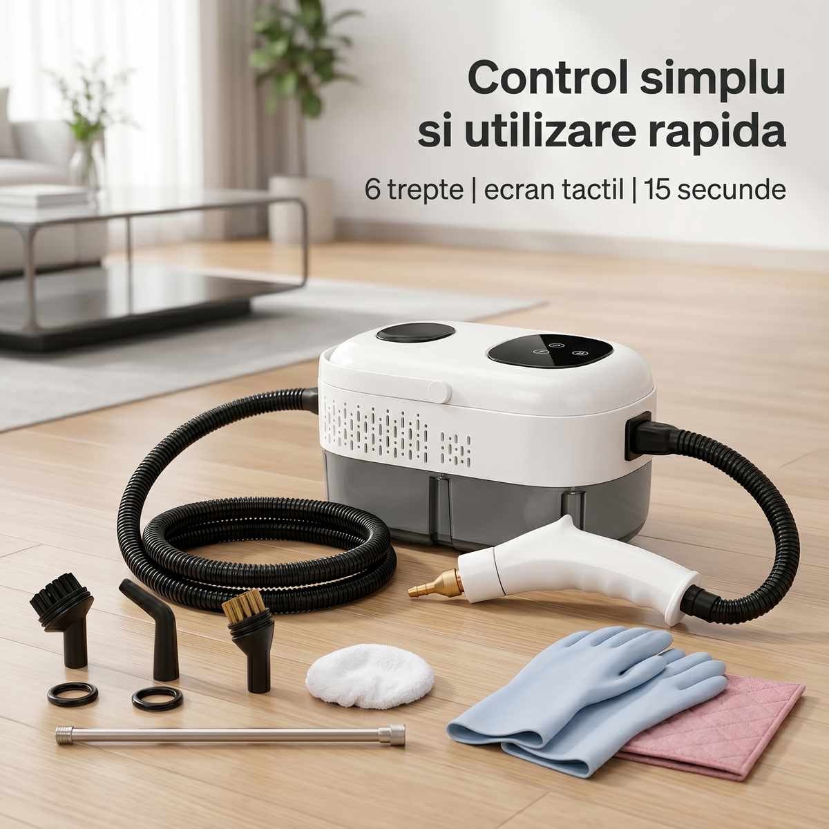 LittleDomi LD-463 alb — Panoul de comandă