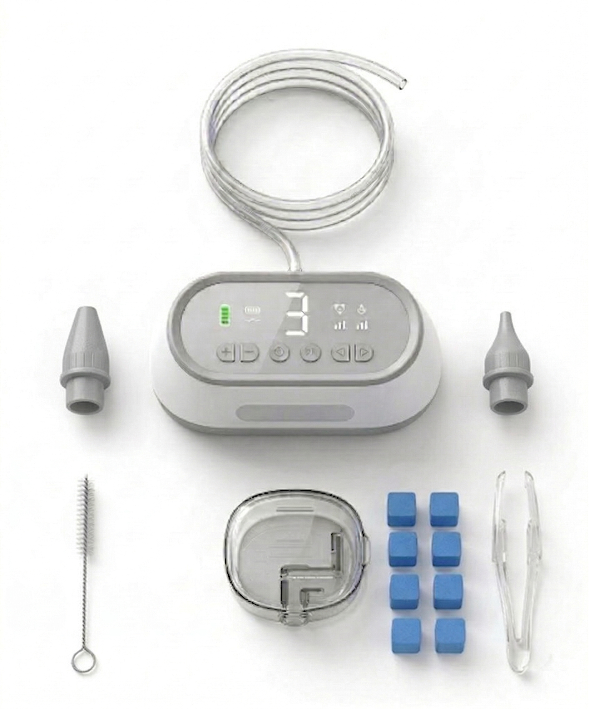 Aspirator nazal LittleDomi 2 varfuri silicon bebelusi copii